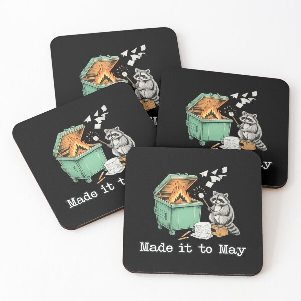 Item preview, Funny Teacher Raccoon Chaos Made It To May End Of Year School Meme Classic T-Shirt designed and sold by LillyCustomTees.