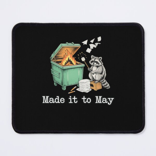 Item preview, Funny Teacher Raccoon Chaos Made It To May End Of Year School Meme Classic T-Shirt designed and sold by LillyCustomTees.