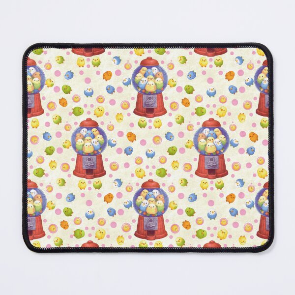 Item preview, Budgie Gumball Machine Retro Parakeet Pattern for Bird Lovers designed and sold by Veata.