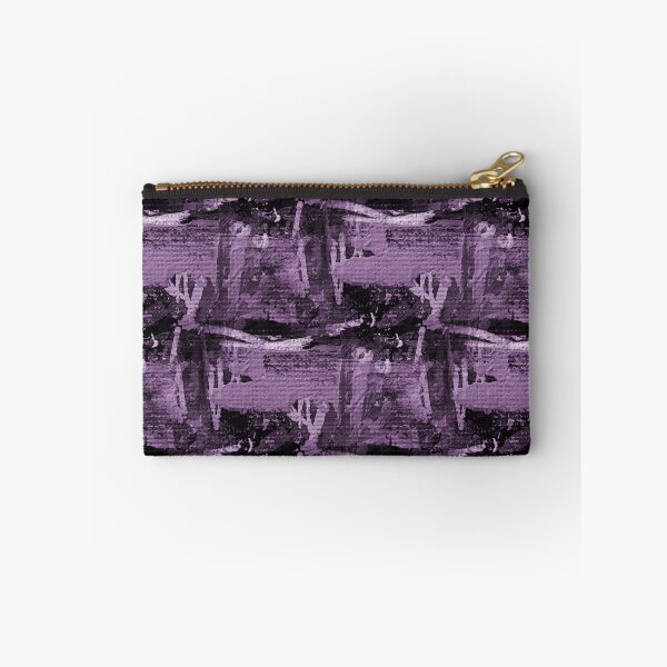 Item preview, Dark Monochromatic Painterly Abstract in Purple designed and sold by Artistestella.