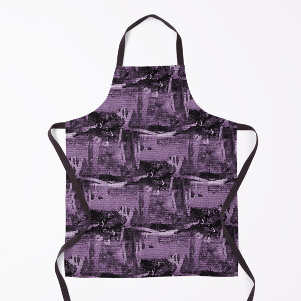 Item preview, Dark Monochromatic Painterly Abstract in Purple designed and sold by Artistestella.