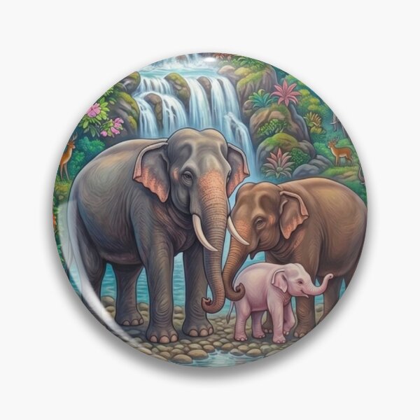 Item preview, Elephant family designed and sold by PP&RAINBOW SHOP.