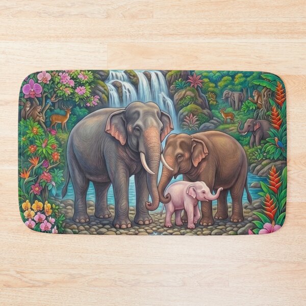 Item preview, Elephant family designed and sold by PP&RAINBOW SHOP.