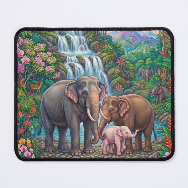 Item preview, Elephant family designed and sold by PP&RAINBOW SHOP.