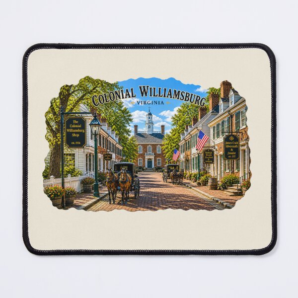 Item preview, Colonial Williamsburg Street - Virginia designed and sold by Myra365Art.