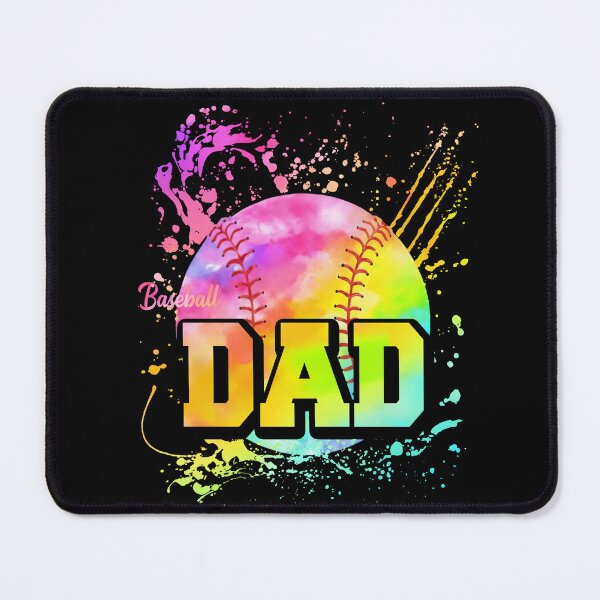 Item preview, Baseball Dad Rainbow Paint Splash designed and sold by KIROSALS.