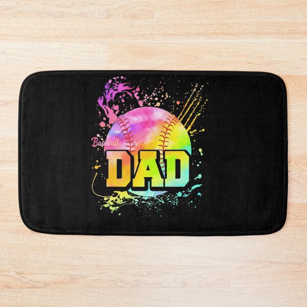 Item preview, Baseball Dad Rainbow Paint Splash designed and sold by KIROSALS.