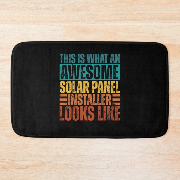 Item preview, This Is What An Awesome Solar Panel Installer Looks Like Retro Career designed and sold by Dondonmart.