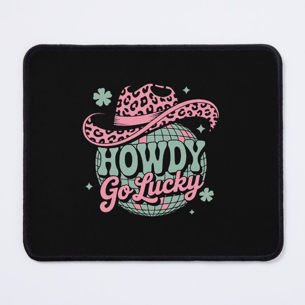 Item preview, Howdy Go Lucky Cowboy Western St Patricks Day Irish Shamrock designed and sold by fferomananul.