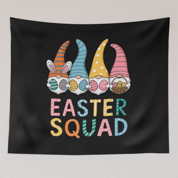Item preview, Gnome Easter Squad Bunny Egg Hunt Group Easter Day Gnomes designed and sold by Ranicholasyy.