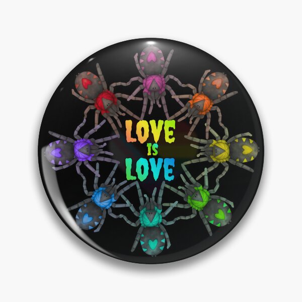 Item preview, C. Elegans (Trinidad Dwarf) A.K.A Heart Butt Tarantula- Rainbow 'Love is Love' designed and sold by PorcelainBoneWitch.