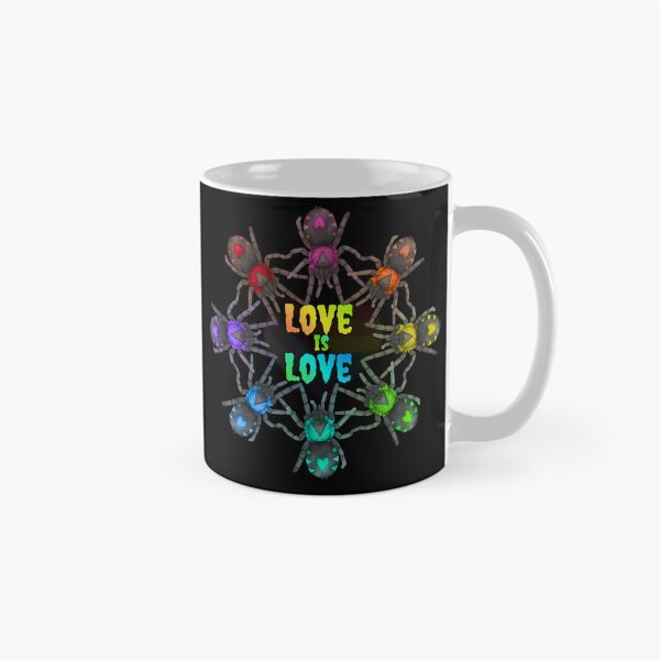 Item preview, C. Elegans (Trinidad Dwarf) A.K.A Heart Butt Tarantula- Rainbow 'Love is Love' designed and sold by PorcelainBoneWitch.