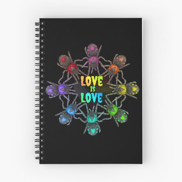 Item preview, C. Elegans (Trinidad Dwarf) A.K.A Heart Butt Tarantula- Rainbow 'Love is Love' designed and sold by PorcelainBoneWitch.