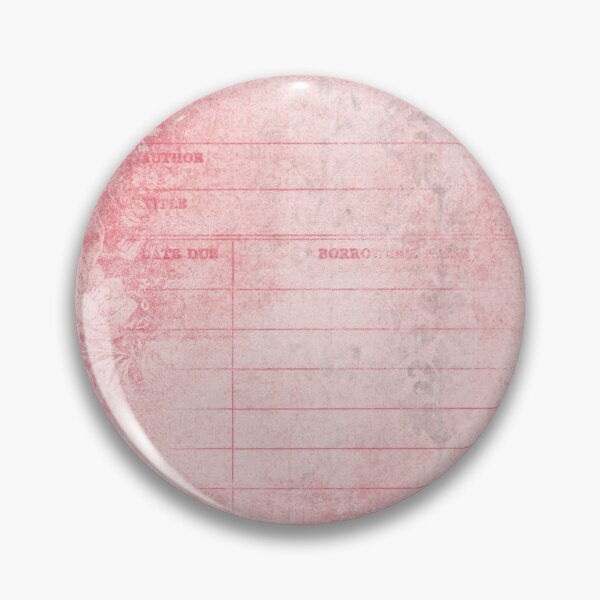 Item preview, Pink Floral Library Checkout designed and sold by PapercutandSuch.