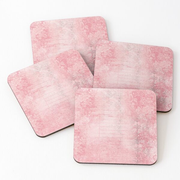 Item preview, Pink Floral Library Checkout designed and sold by PapercutandSuch.