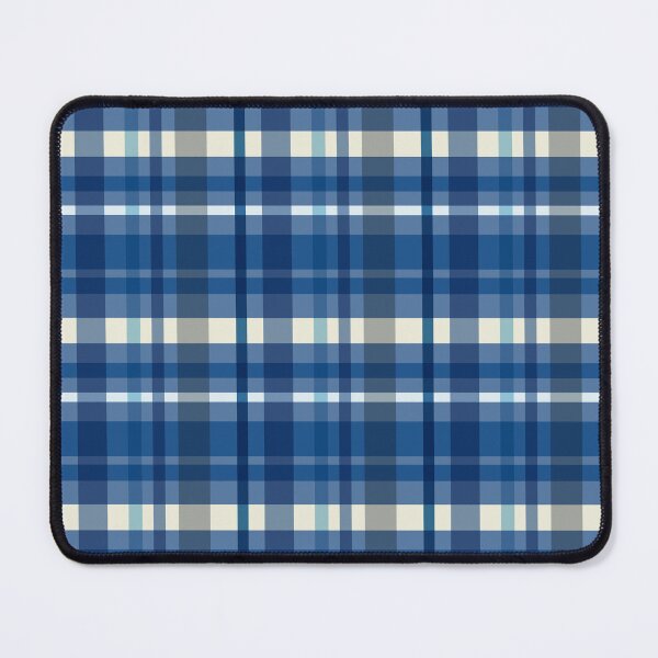 Item preview, Blue retro plaid background designed and sold by Aikesout.