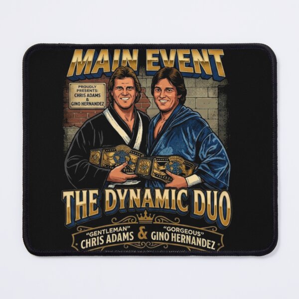 Item preview, "Gentleman Chris Adams" & Gino Hernandez - the Dynamic Duo tag team WCCW tribute designed and sold by The Irish Whip.
