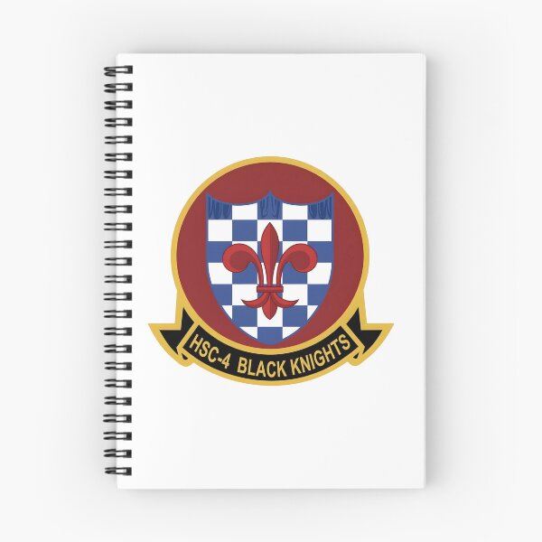 Item preview, Official Insignia of Helicopter Sea Combat Squadron Four (HSC-4) "Black Knights" designed and sold by CharlieDesings.