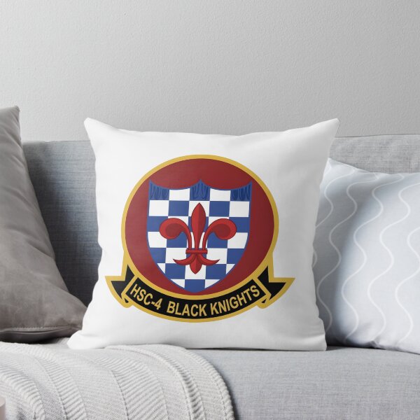 Item preview, Official Insignia of Helicopter Sea Combat Squadron Four (HSC-4) "Black Knights" designed and sold by CharlieDesings.