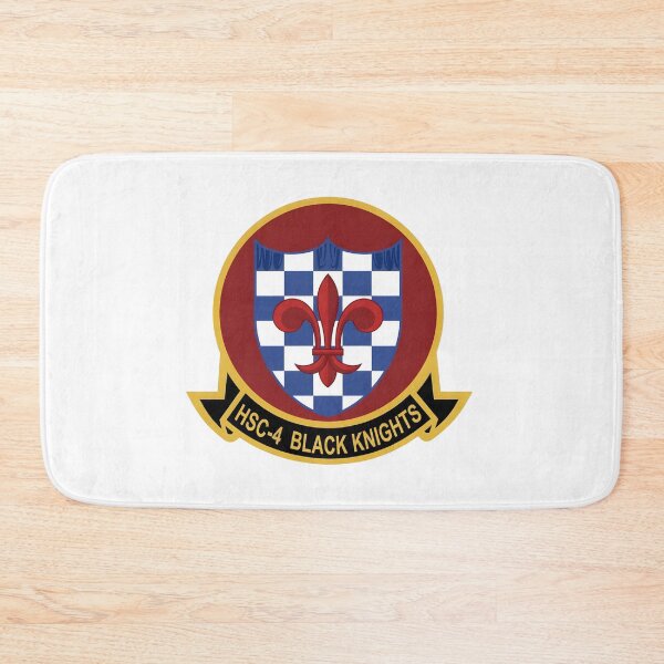 Item preview, Official Insignia of Helicopter Sea Combat Squadron Four (HSC-4) "Black Knights" designed and sold by CharlieDesings.