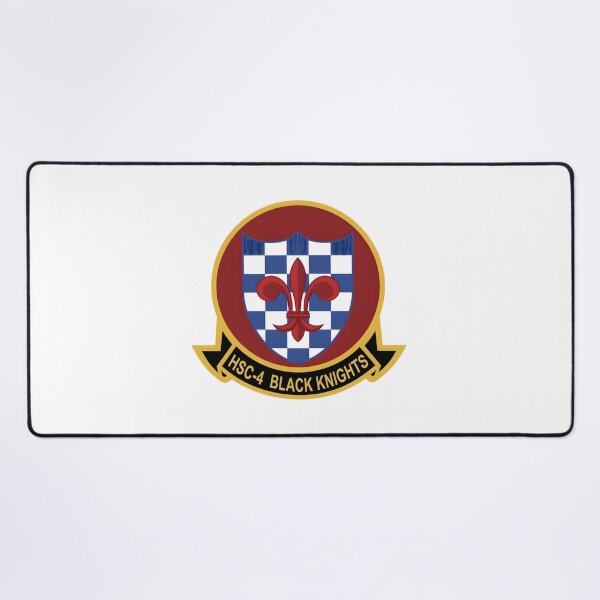 Item preview, Official Insignia of Helicopter Sea Combat Squadron Four (HSC-4) "Black Knights" designed and sold by CharlieDesings.