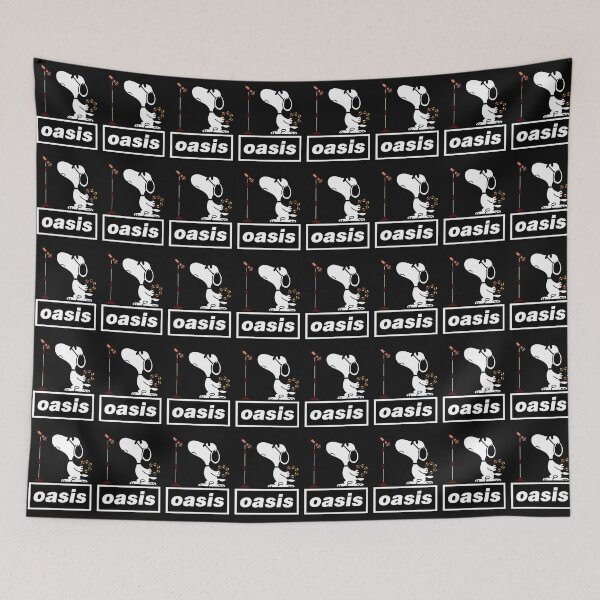 Item preview, Snoopy Oasis Rock and Roll Band Mashup - Funny Retro Cartoon Music Design designed and sold by Sunnay1989.