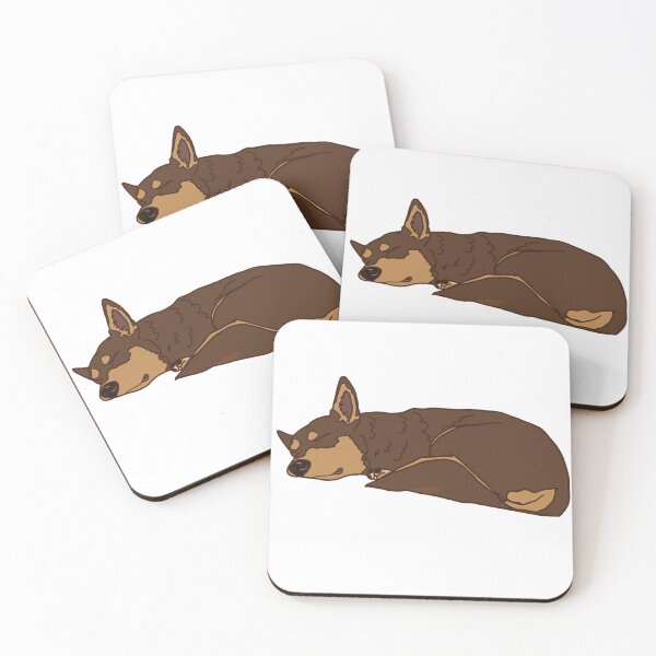 Item preview, Sleeping Kelpie designed and sold by KrazyKelpieDesigns.