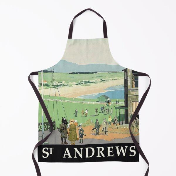 Item preview, St Andrews Vintage Golf Travel Poster Scotland designed and sold by CJChronicles.
