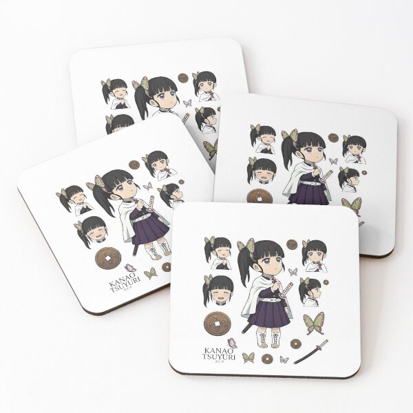 Item preview, Chibi Kanao Tsuyuri Flower Breathing Sticker Pack designed and sold by Innova_Creations.