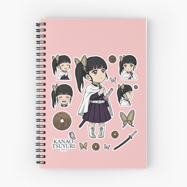 Item preview, Chibi Kanao Tsuyuri Flower Breathing Sticker Pack designed and sold by Innova_Creations.