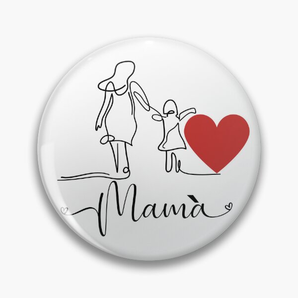 Item preview, Mamá con  amor diseño minimalista madre he hija  designed and sold by A touch of creativity.