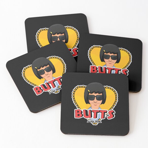 Item preview, Tina Belcher Butts I Like Them - Bob's Burgers Funny Cartoon Quote Design designed and sold by Sunnay1989.