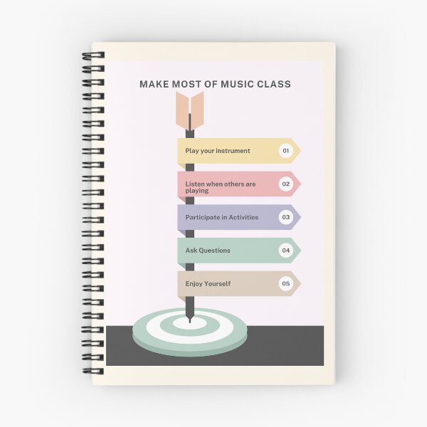 Item preview, Make Most out of Music Class - Music Class Rules Poster designed and sold by ACube Piano Studio.