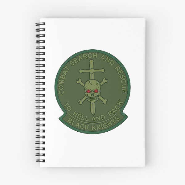 Item preview, Insignia de búsqueda y rescate en combate de los Caballeros Negros del HSC-4: "Al infierno y de vuelta" designed and sold by CharlieDesings.