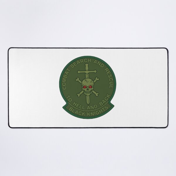 Item preview, Combat Search and Rescue Insignia of HSC-4 Black Knights: "To Hell and Back" designed and sold by CharlieDesings.