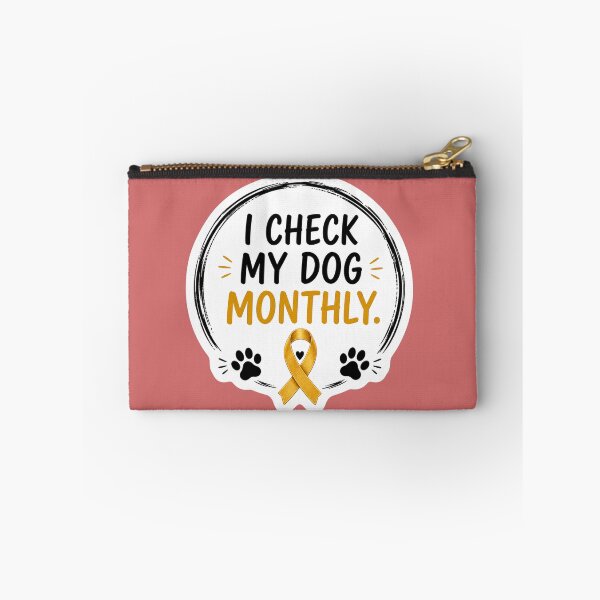 Item preview, I Check My Dog Monthly  designed and sold by DrakeDogShop.