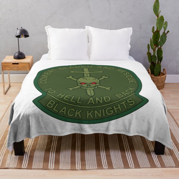 Item preview, Combat Search and Rescue Insignia of HSC-4 Black Knights: "To Hell and Back" designed and sold by CharlieDesings.