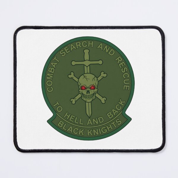 Item preview, Combat Search and Rescue Insignia of HSC-4 Black Knights: "To Hell and Back" designed and sold by CharlieDesings.