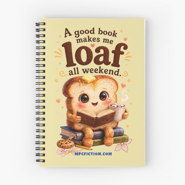 Item preview, Loaf All Weekend Funny Enamel Travel Mug Gift idea Book Lovers  designed and sold by MPCFICTION.