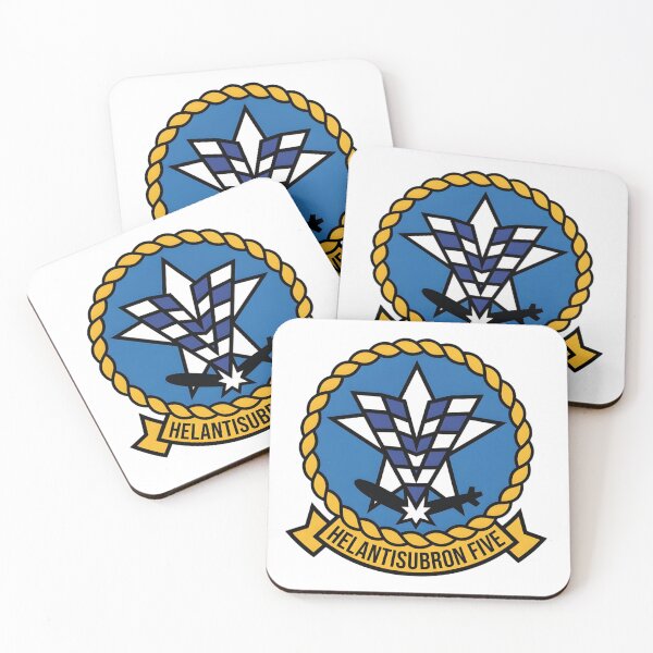 Item preview, Official Heritage Insignia of Helicopter Anti-Submarine Squadron Five (HS-5) "Night Dippers" designed and sold by CharlieDesings.