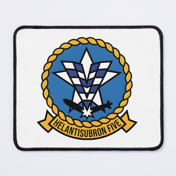 Item preview, Official Heritage Insignia of Helicopter Anti-Submarine Squadron Five (HS-5) "Night Dippers" designed and sold by CharlieDesings.