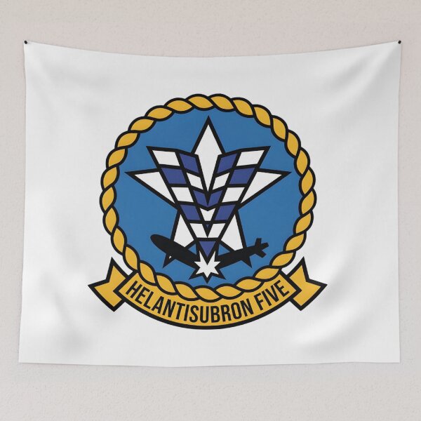 Item preview, Official Heritage Insignia of Helicopter Anti-Submarine Squadron Five (HS-5) "Night Dippers" designed and sold by CharlieDesings.