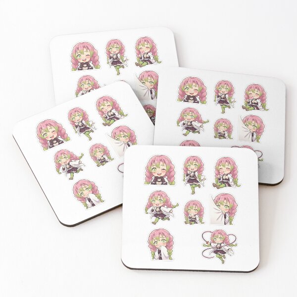 Item preview, Mitsuri Kanroji Chibi Sticker Pack Art designed and sold by Innova_Creations.