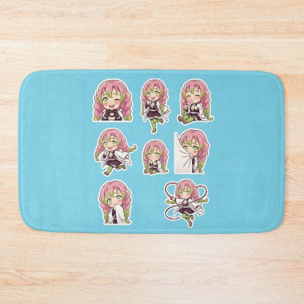 Item preview, Mitsuri Kanroji Chibi Sticker Pack Art designed and sold by Innova_Creations.