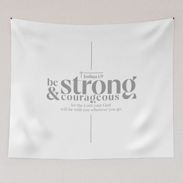 Item preview, Be strong Joshua‬ ‭1‬:‭9  | Christian Gift designed and sold by shekinah.hong.