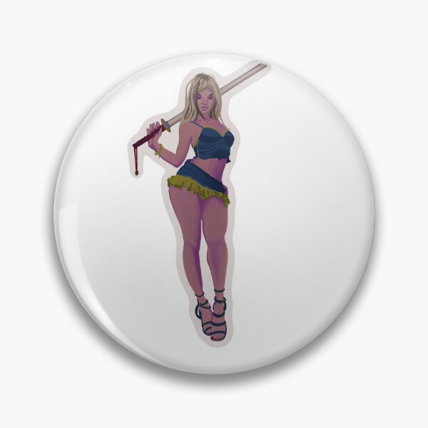 Item preview, Ninja Pin Up Sticker designed and sold by CustomTDesign.