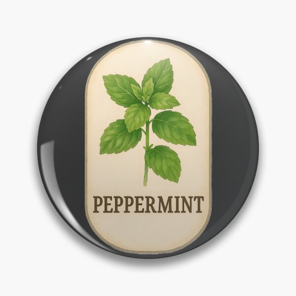 Item preview, Vintage Botanical Herb and Spice Prints: Peppermint designed and sold by PinUpPizzazz.