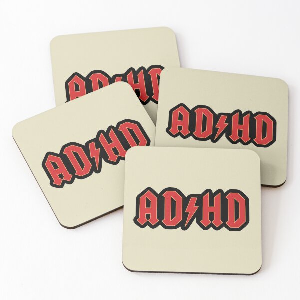 Item preview, ADHD ACDC parody design designed and sold by ZERO-MIND.