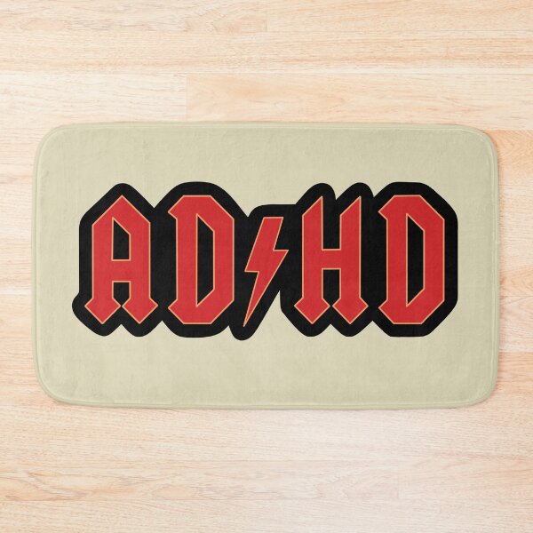 Item preview, ADHD ACDC parody design designed and sold by ZERO-MIND.