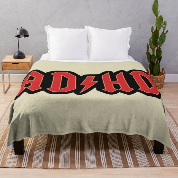 Item preview, ADHD ACDC parody design designed and sold by ZERO-MIND.